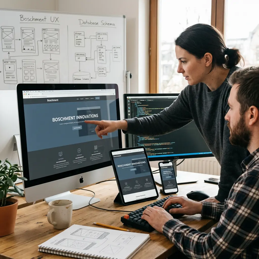 Strategie en planning website Boschment